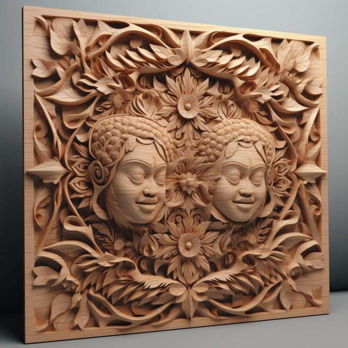 نموذج ثلاثي الأبعاد لآلة CNC 3D Art 